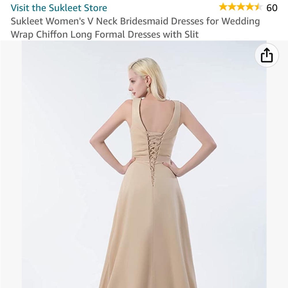 White Gown, Custom Made, Never Worn. - image 4